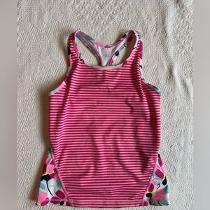 Gymboree Gymgo size 7-8 pink swim or sport top